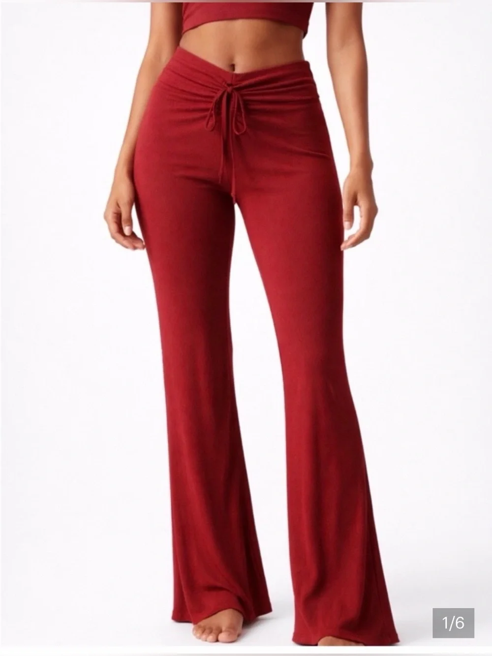 NWT SKIMS soft lounge ruched pants BRICK, various sizes - Picture 1 of 4